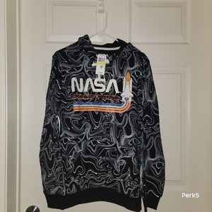 Nasa Mens Hoodie Size Medium